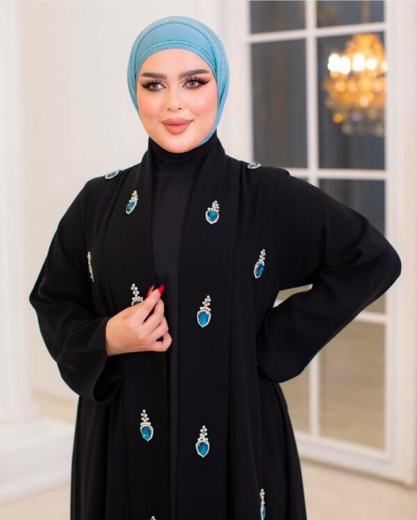 عباية خامة جرجيت مشغولة
